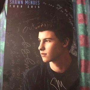 Autographed Shawn Mendes Poster